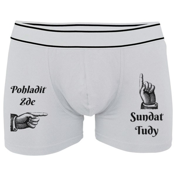 Boxerky Kariban s potiskem pomocník pro dámy 